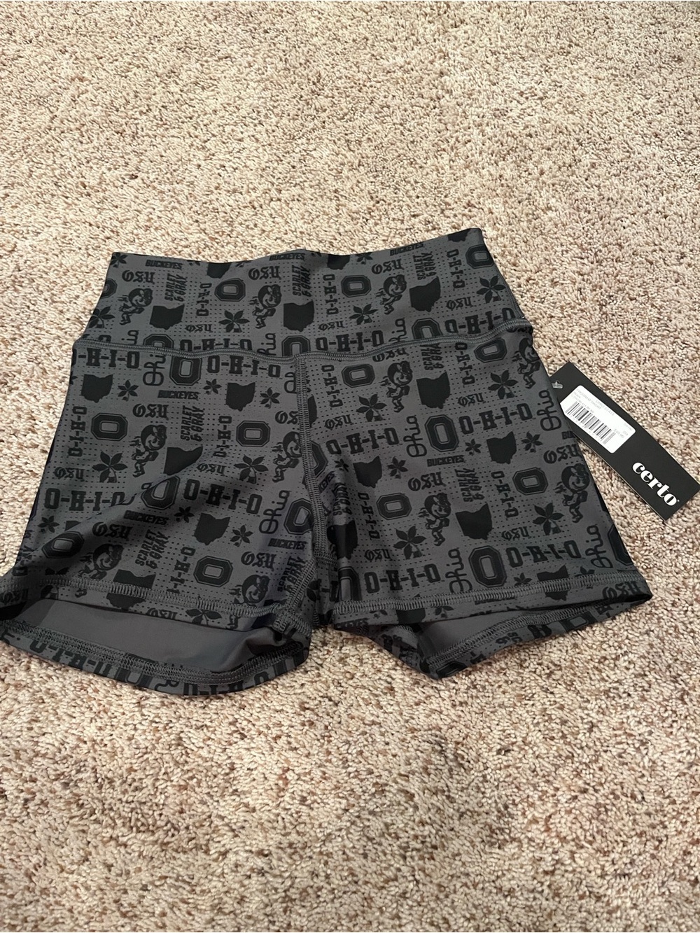 Certo OSU Gray Patterned Athletic Shorts